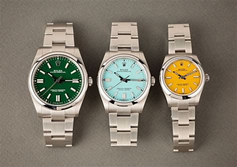 most popular rolex dial color|Rolex watches and colorful swatches.